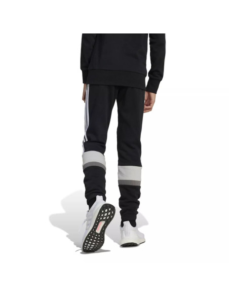 PANTALON DE CHANDALL TEJIDO ALGODON 3BANDAS LATERALES COLOR NEGRO