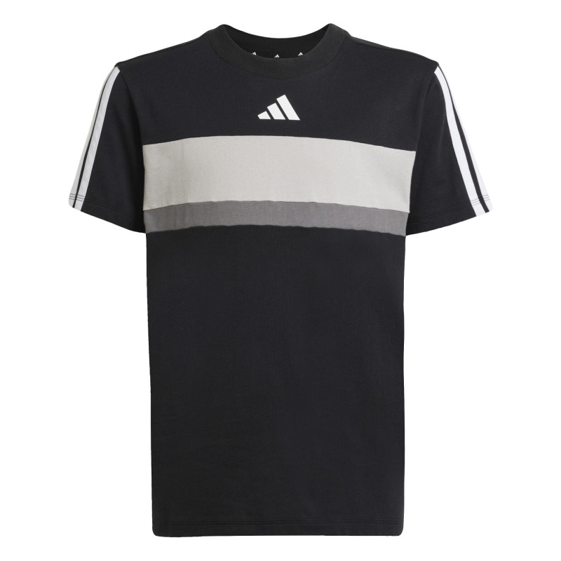 CAMISETA PARA NIÑO ALGODON NEGRA CONJUNTO ADIDAS NGRO