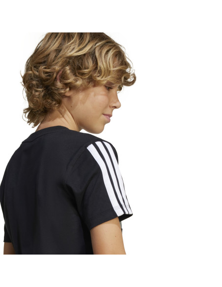 CAMISETA PARA NIÑO ALGODON NEGRA CONJUNTO ADIDAS NGRO