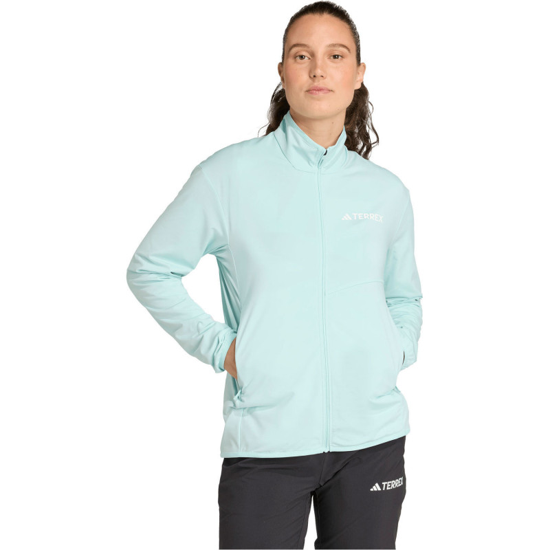 CHAQUETA FINA ADIDAS TERREX TURQUESA