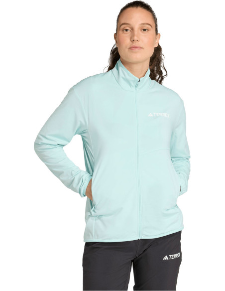 CHAQUETA FINA ADIDAS TERREX TURQUESA