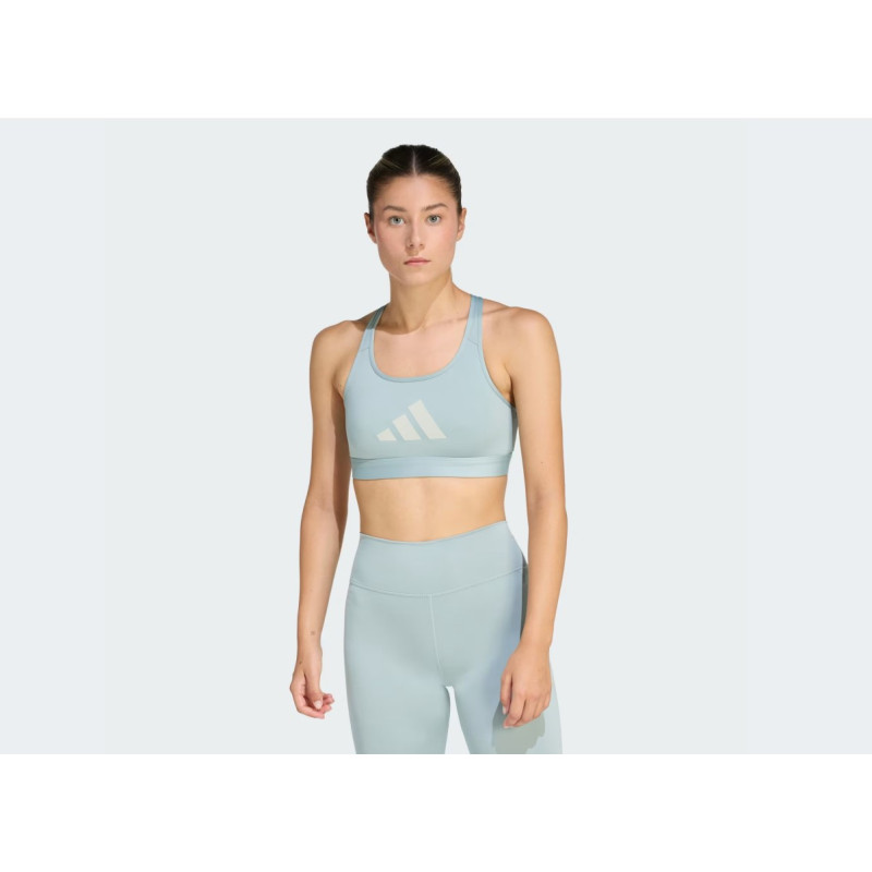 TOP POWERREACT BIG LOGO MARCA ADIDAS COLOR TURQUESA