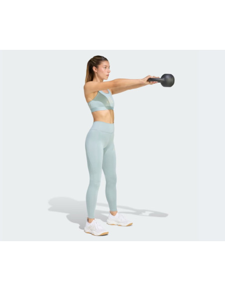 TOP POWERREACT BIG LOGO MARCA ADIDAS COLOR TURQUESA