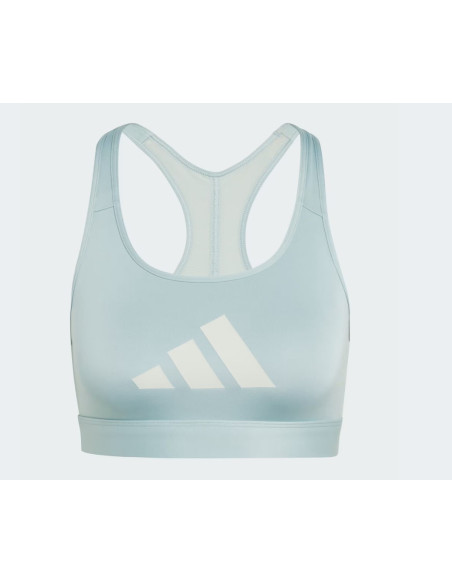 TOP POWERREACT BIG LOGO MARCA ADIDAS COLOR TURQUESA