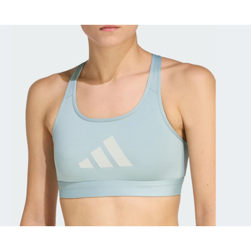 TOP POWERREACT BIG LOGO MARCA ADIDAS COLOR TURQUESA