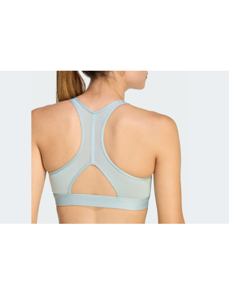TOP POWERREACT BIG LOGO MARCA ADIDAS COLOR TURQUESA