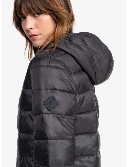 CAZADORA TIPO PLUMI NGR LISO TXANO ROXY´25