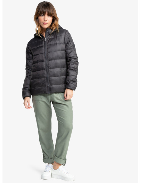 CAZADORA TIPO PLUMI NGR LISO TXANO ROXY´25