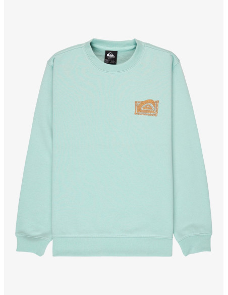SUDADERA C/CAJA TURQUESA´26 MARCA QUIKSILVER