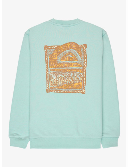 SUDADERA C/CAJA TURQUESA´26 MARCA QUIKSILVER