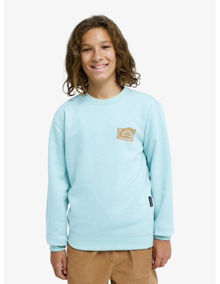 SUDADERA C/CAJA TURQUESA´26 MARCA QUIKSILVER