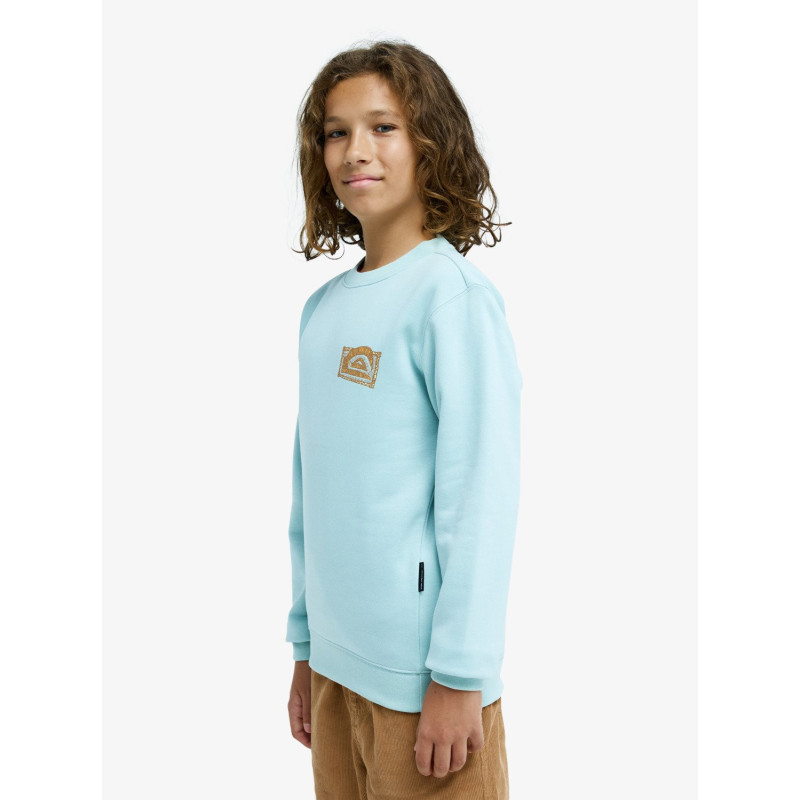 SUDADERA C/CAJA TURQUESA´26 MARCA QUIKSILVER