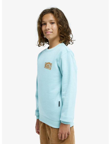 SUDADERA C/CAJA TURQUESA´26 MARCA QUIKSILVER