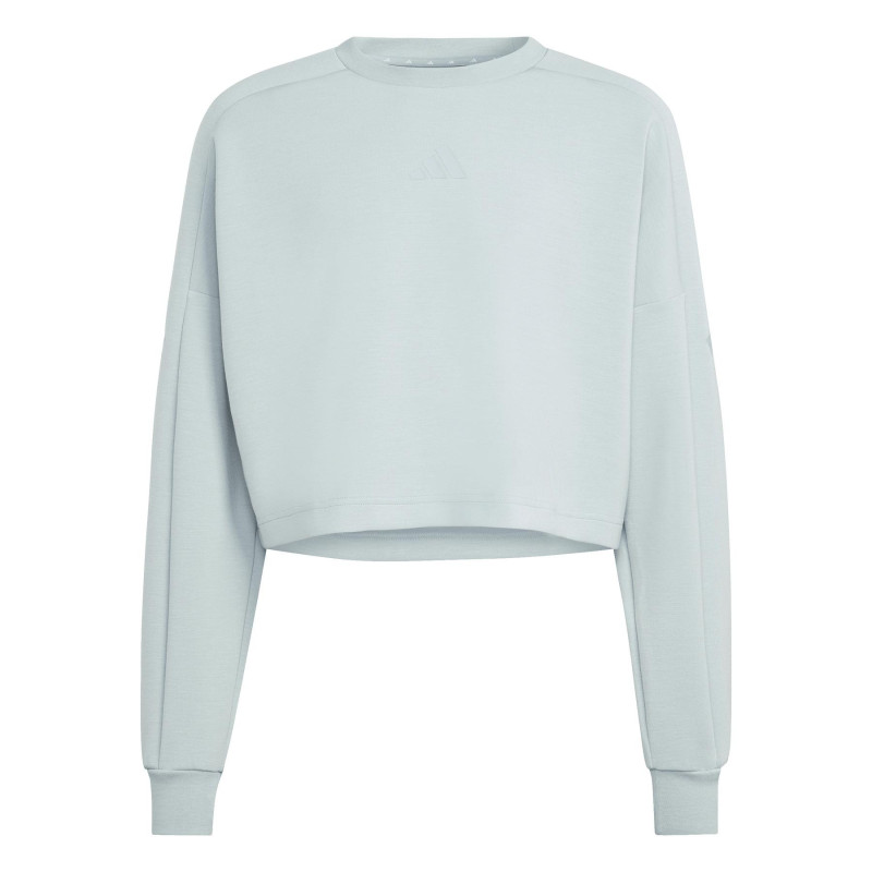 SUDADERA NÑA TURQUESA C/CJA LISA