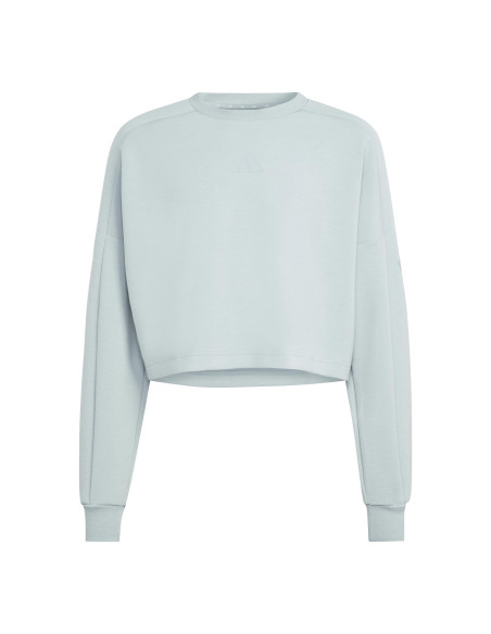 SUDADERA NÑA TURQUESA C/CJA LISA