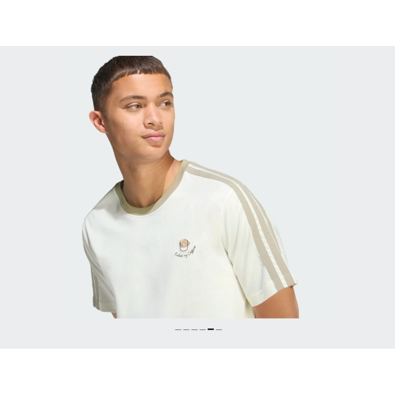 CAMI C ALGODN RETRO BEIG/RYAS CAFE MARCA ADIDAS