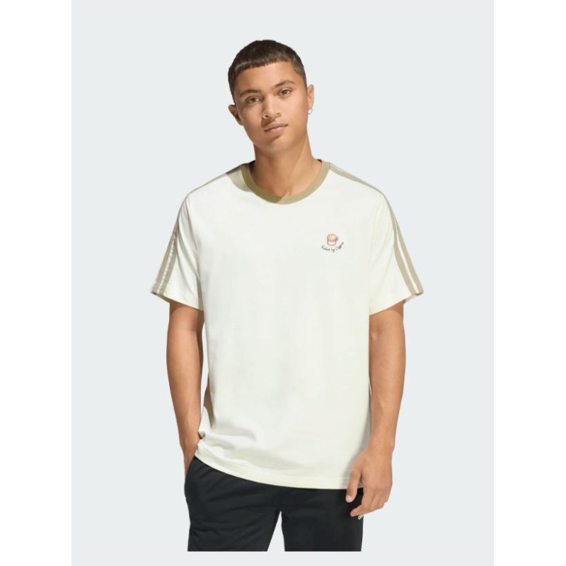 CAMI C ALGODN RETRO BEIG/RYAS CAFE MARCA ADIDAS