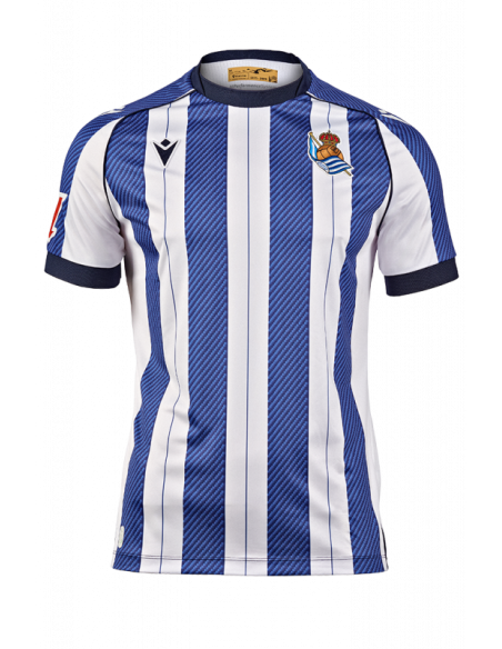 CAMISETA 1RA  EQUIP REAL SOCIEDAD 25/6 JUNIOR
