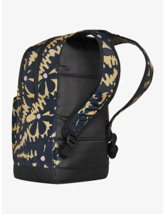 MOCHILA CORDURA ESTAMPADA FLOR ROXY NEGRO/KAI 2
