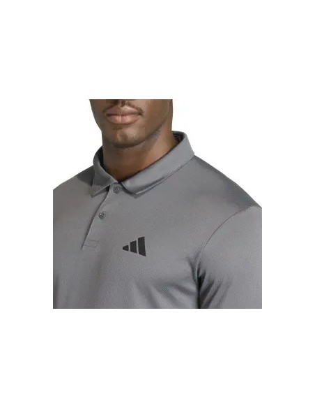 POLO C TRASPIRABLE SR LISO GRIS ´26