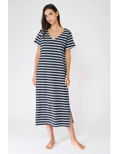 VESTIDO BATELA RAYAS MARINERA 2