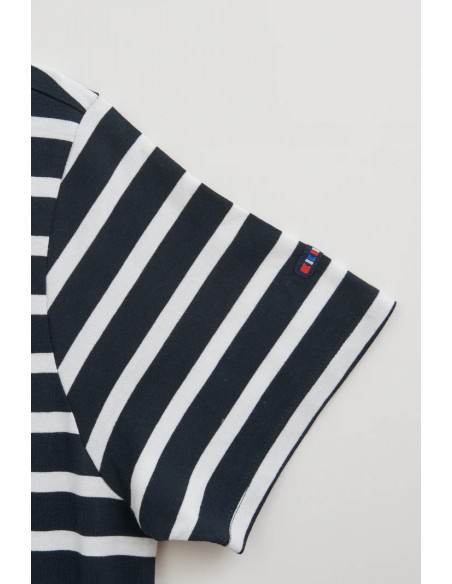 VESTIDO BATELA RAYAS MARINERA