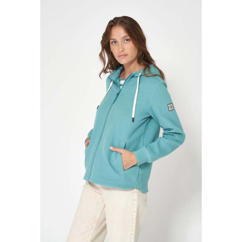 CHAQUETA BATELA TURQUESA