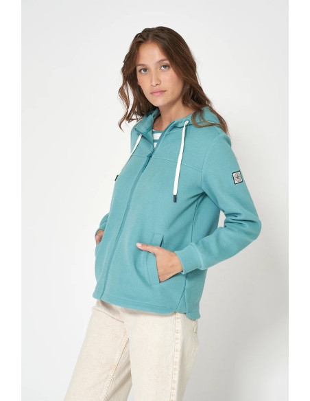 CHAQUETA BATELA TURQUESA