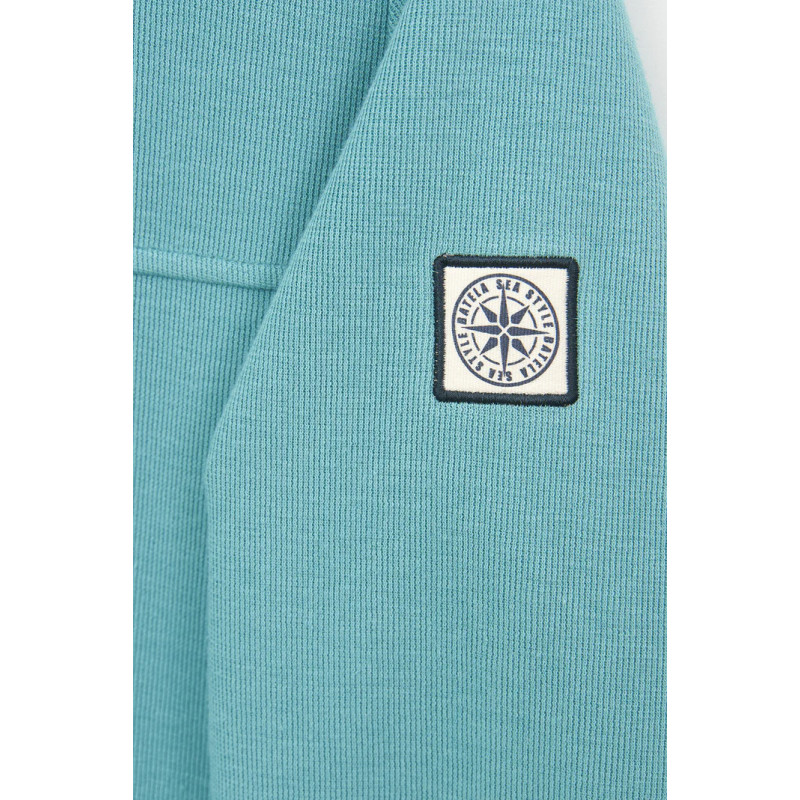 CHAQUETA BATELA TURQUESA