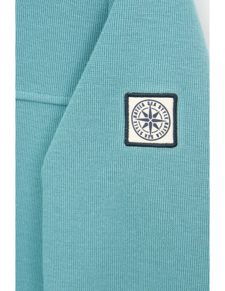 CHAQUETA BATELA TURQUESA