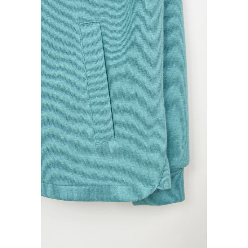 CHAQUETA BATELA TURQUESA