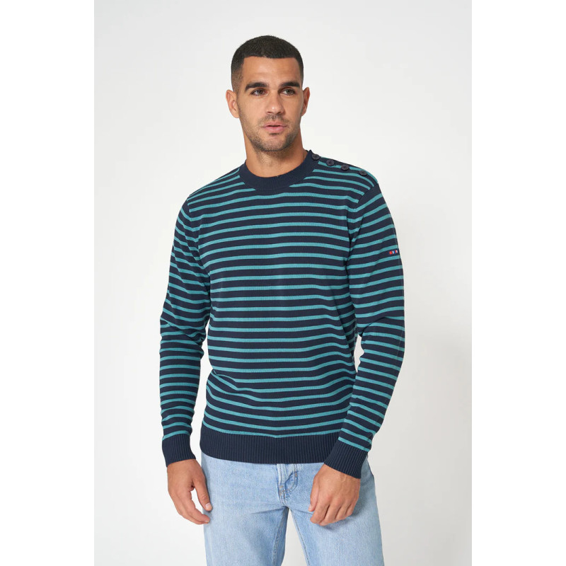 JERSEY BATELA MARINERO PUNTO MNO/VDE