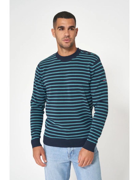 JERSEY BATELA MARINERO PUNTO MNO/VDE