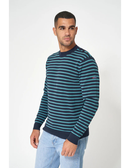 JERSEY BATELA MARINERO PUNTO MNO/VDE