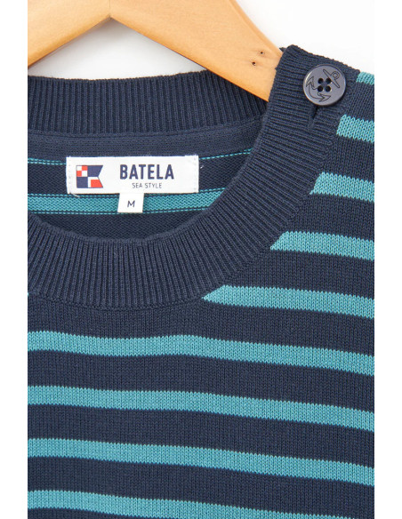 JERSEY BATELA MARINERO PUNTO MNO/VDE