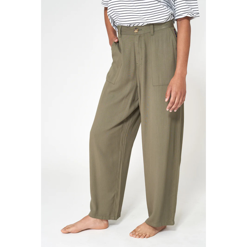PANTALÓN TENCEL BATELA KAKI