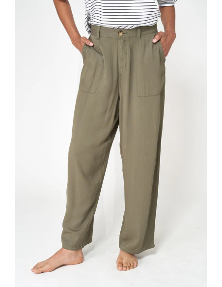 PANTALÓN TENCEL BATELA KAKI