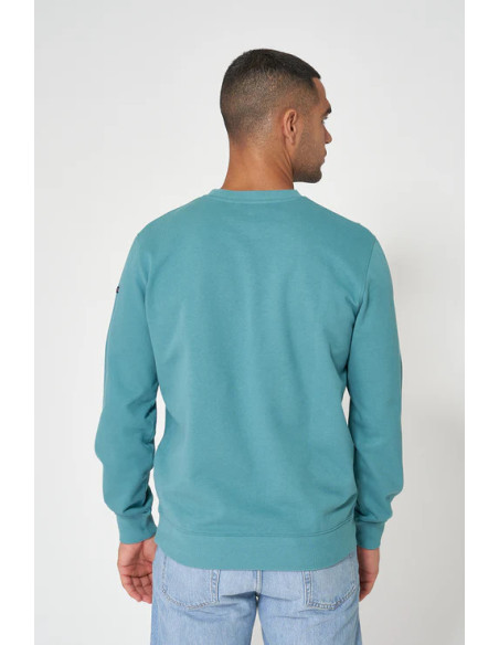 SUDADERA BATELA TERRY DIBUJO MARINERO AZUL