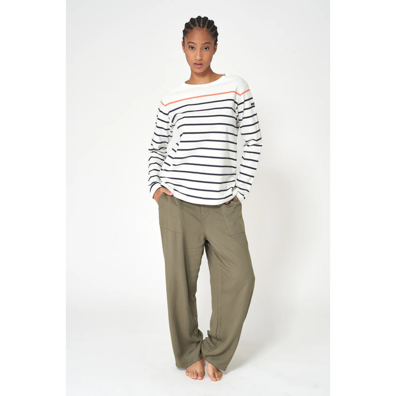 CAMISETA BATELA RAYAS MARINERA BLCO/NGR/NJA