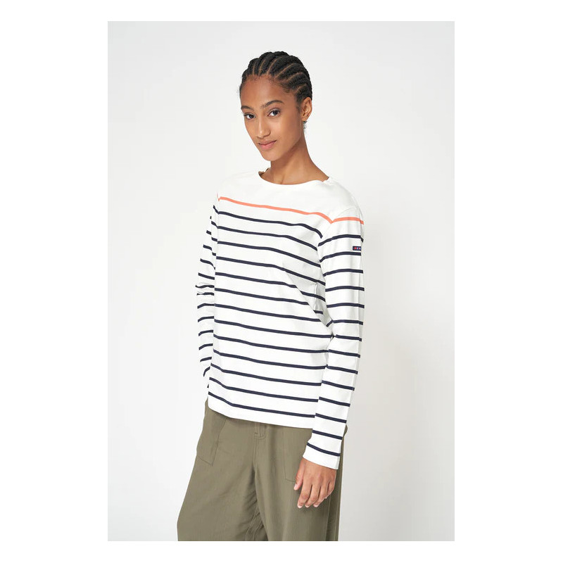 CAMISETA BATELA RAYAS MARINERA BLCO/NGR/NJA