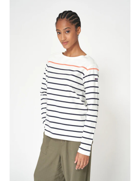 CAMISETA BATELA RAYAS MARINERA BLCO/NGR/NJA