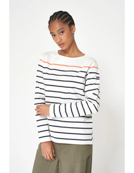 CAMISETA BATELA RAYAS MARINERA BLCO/NGR/NJA