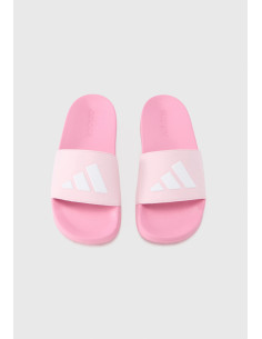 CHANCLA ADILETTE AQUA ROSA LOGO