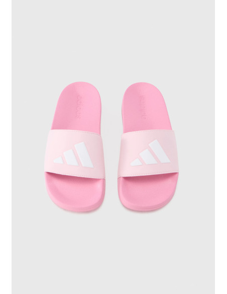 CHANCLA ADILETTE AQUA ROSA LOGO