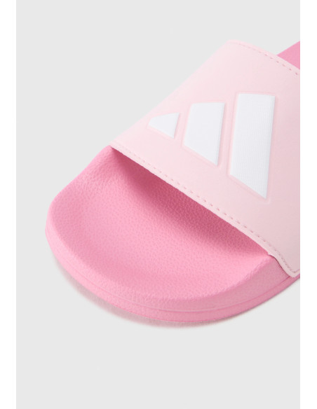 CHANCLA ADILETTE AQUA ROSA LOGO