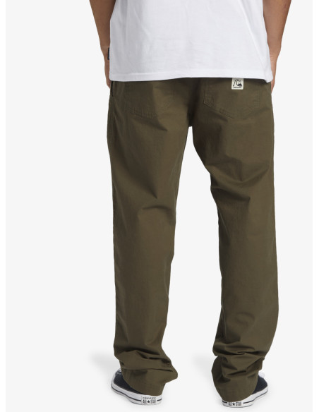 BEACH PANTALON PARA HOMBRE  CINTURA DEGOMA KAKI MARRON