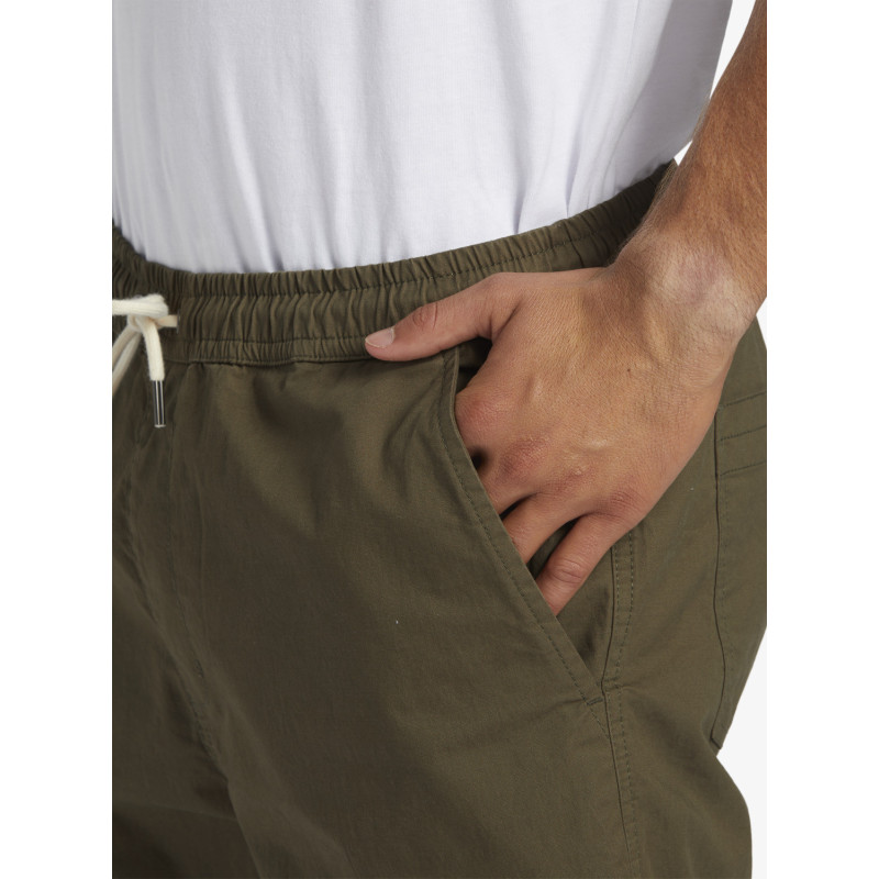 BEACH PANTALON PARA HOMBRE  CINTURA DEGOMA KAKI MARRON