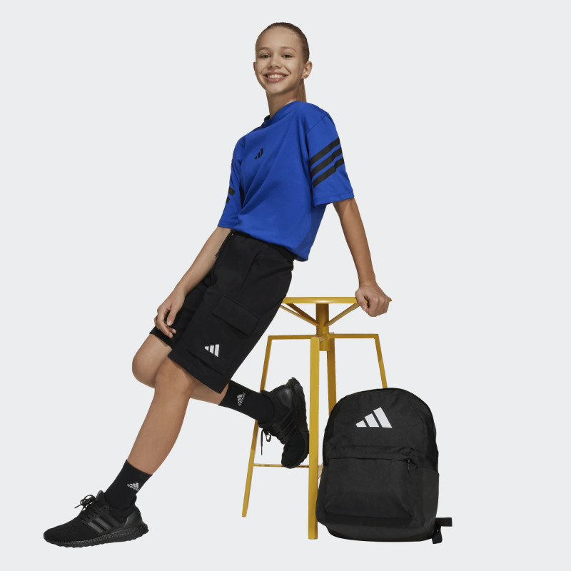 BERMUDA ADIDAS ALGODON BOLSILLO CARGO LATERAL COLOR NEGRO