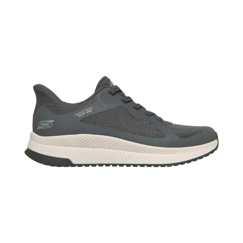 ZAPATILLA SKECHERS SLIP-INS: BOBS SPORT SQUAD CHAOS 4 GRIS