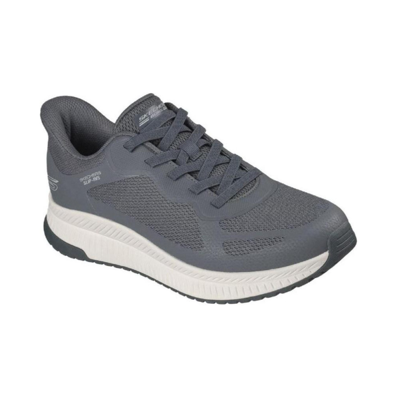 ZAPATILLA SKECHERS SLIP-INS: BOBS SPORT SQUAD CHAOS 4 GRIS